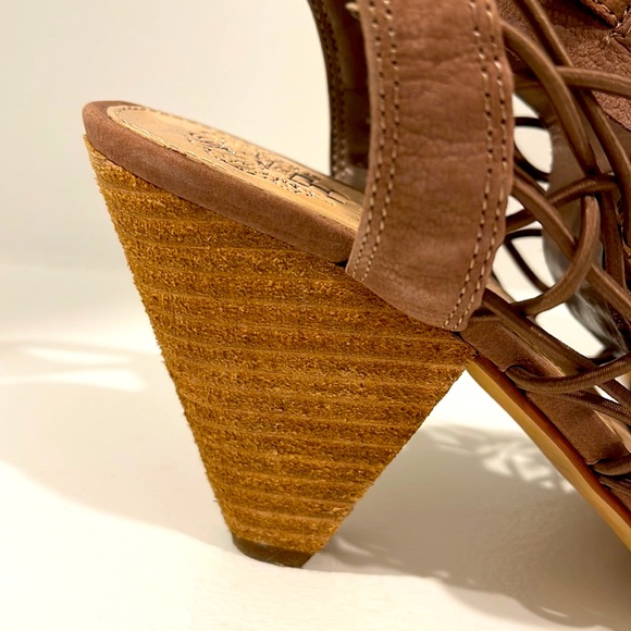 Vince Camuto Suede Wedge Sandal - Picture 3 of 4
